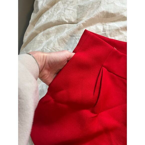 Sunday life Paris Tania red wool blend shorts women’s 38 (small) - Picture 7 of 12